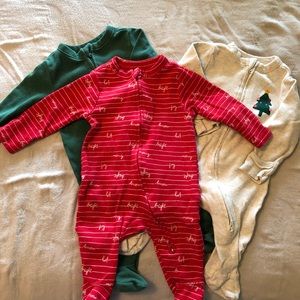 Old Navy Footie PJ's - Christmas